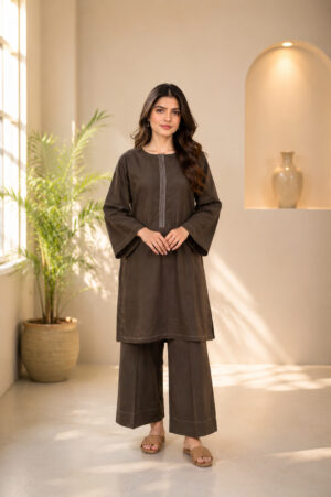 Zeen Olive Co-ord Set